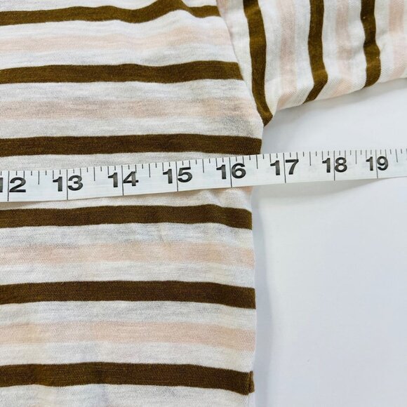Madewell cotton crewneck tee striped lightweight women’s xs - Picture 8 of 10